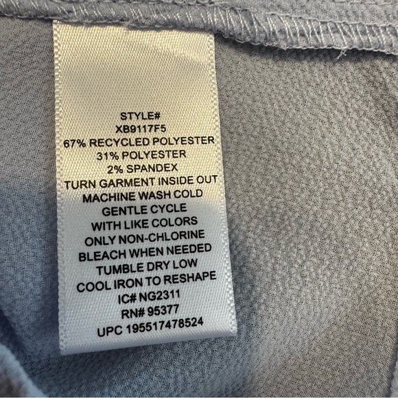 NWT Sanctuary Social Standard Tallie Sky Blue Peasant Boho Lightweight Top Sz XS - Picture 8 of 8